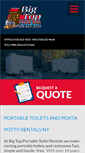 Mobile Screenshot of bigtopportabletoilets.com
