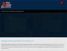 Tablet Screenshot of bigtopportabletoilets.com